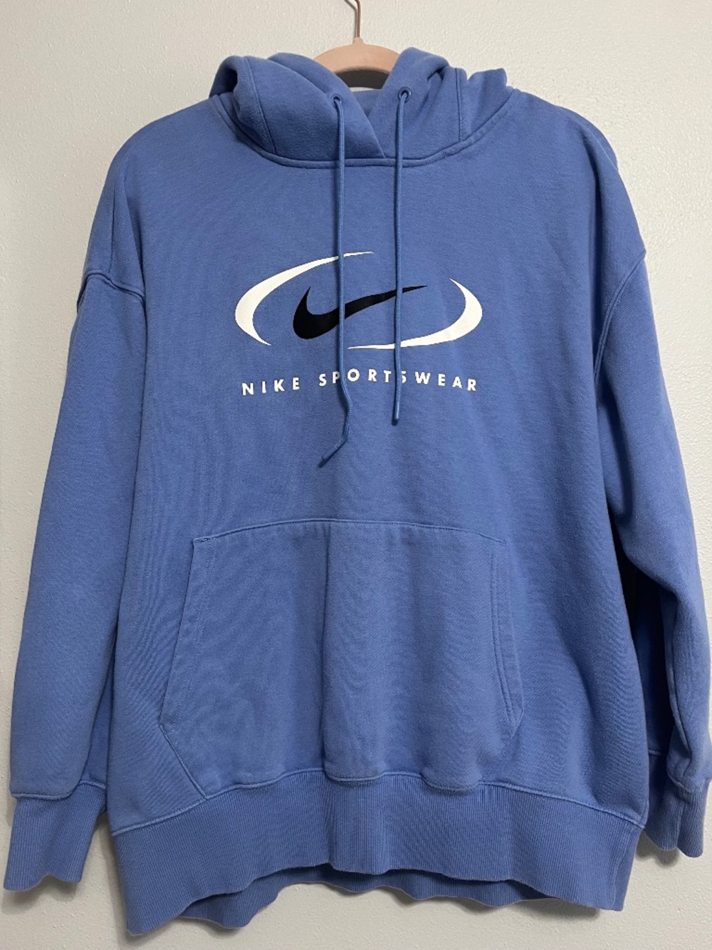 Nike Women's Periwinkle Blue Oversized Hoodie Size L